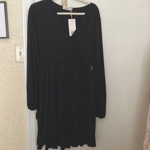 Faux Wrap Dress